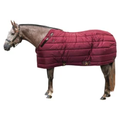 Adjusta-Fit Dura-Nylon Cutback Zenith Leg Strap Horse Stable Blanket - Heavyweight -Schneiders Shop 10481 burgundy