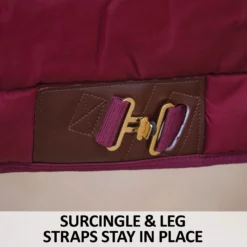 Adjusta-Fit Dura-Nylon Cutback Zenith Leg Strap Horse Stable Blanket - Heavyweight -Schneiders Shop 10481 feature f overlay