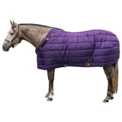 Adjusta-Fit Dura-Nylon Cutback Zenith Leg Strap Horse Stable Blanket - Heavyweight -Schneiders Shop 10481 purple