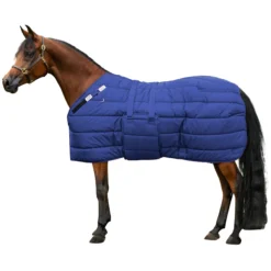 Adjusta-Fit Dura-Nylon Cutback Original Bellyband Horse Stable Blanket - Heavyweight -Schneiders Shop 10483 navy
