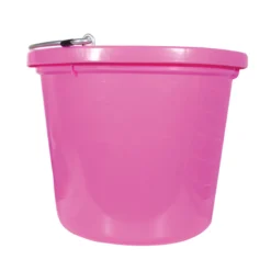 Fortiflex 20 Quart Flatback Bucket -Schneiders Shop 10758 hotpink