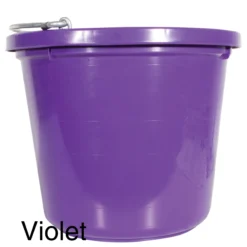 Fortiflex 20 Quart Flatback Bucket -Schneiders Shop 10758 violet