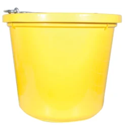 Fortiflex 20 Quart Flatback Bucket -Schneiders Shop 10758 yellow