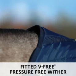 Adjusta-Fit Dura-Nylon V-Free Guardian Bellyband Horse Stable Blanket - Midweight -Schneiders Shop 13157 feature b overlay