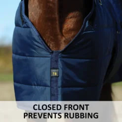 Adjusta-Fit Dura-Nylon V-Free Guardian Bellyband Horse Stable Blanket - Midweight -Schneiders Shop 13157 feature g overlay