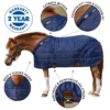 Adjusta-Fit Pony Leg Strap Horse Stable Blanket - Midweight