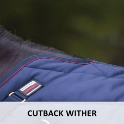 Adjusta-Fit SuperQuilt Cutback Leg Strap Horse Stable Blanket - Extra Heavyweight -Schneiders Shop 14009 feature b overlay