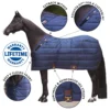 Adjusta-Fit SuperQuilt Cutback Leg Strap Horse Stable Blanket - Extra Heavyweight