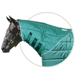SuperQuilt 1200D Horse Stable Blanket Neck Cover For Horses 6 SuperQuilt 1200D Horse Stable Blanket Neck Cover For Horses -Schneiders Shop 14994 green