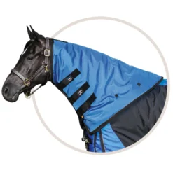 ARMORFlex® Warrior VTEK® Wither Relief 220g Medium Weight Turnout Blanket Neck Cover -Schneiders Shop 14999 blackroyal