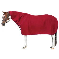 Dura-Tech® Contour Wool Blend Horse Cooler -Schneiders Shop 15644 burgundy