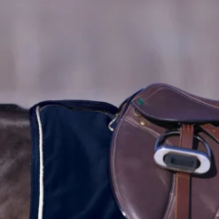 Dura-Tech Polar Fleece Quarter Horse Sheet With Tan Braid -Schneiders Shop 31979 alt b