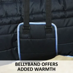 Adjusta-Fit Tekno-Quilt V-Free Bellyband Horse Stable Blanket - Heavyweight -Schneiders Shop 35317 feature f overlay