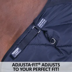 Adjusta-Fit Dura-Nylon V-Free Westcoast Leg Strap Horse Stable Blanket - Midweight -Schneiders Shop 35348 feature c overlay