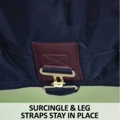 Adjusta-Fit Dura-Nylon V-Free Westcoast Leg Strap Horse Stable Blanket - Midweight -Schneiders Shop 35348 feature e overlay