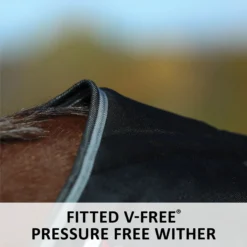 Adjusta-Fit SuperQuilt V-Free Leg Strap Horse Stable Blanket - Midweight -Schneiders Shop 36566 feature b overlay