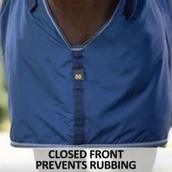 Adjusta-Fit Dura-Nylon Tekno-Fleece V-Free 3 Season Leg Strap Horse Stable Blanket - Lightweight -Schneiders Shop 36857 feature g overlay