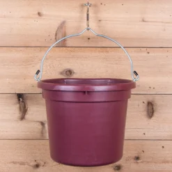 Dura-Tech® Gold Flatback Bucket 18 Qt. -Schneiders Shop 37300 burgundy