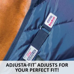 Adjusta-Fit Dura-Nylon VTEK Medium Weight Horse Stable Blanket -Schneiders Shop 38476 feature c overlay