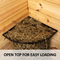 Easy-Up® Corner Hay Feeder Frame With Net -Schneiders Shop 41364 feature b overlay