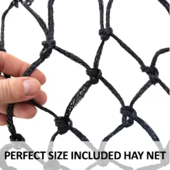 Easy-Up® Corner Hay Feeder Frame With Net -Schneiders Shop 41364 feature d overlay