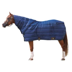 Adjusta-fit Dura-nylon V-free Westcoast Combo Medium Weight Horse Stable Blanket -Schneiders Shop 41638 navy