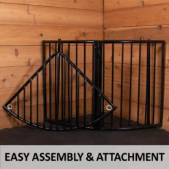Easy-Up® Slow Feed Corner Floor Hay Rack 14 Easy-Up® Slow Feed Corner Floor Hay Rack -Schneiders Shop 42409 feature d overlay