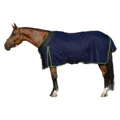 StormShield® Contour Collar No Chew Surcingle 220g Medium Weight Turnout Blanket -Schneiders Shop 42843 navy