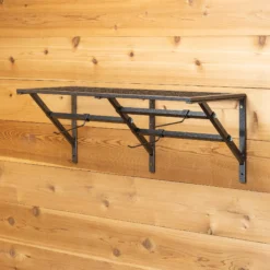 Easy-Up® Pro Series Mounted Shelf With Adjustable Hanging Bars