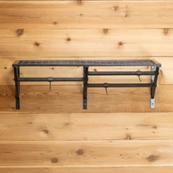 Easy-Up® Pro Series Mounted Shelf With Adjustable Hanging Bars -Schneiders Shop 43150 alt g