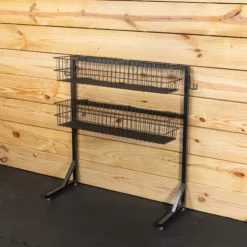 Easy-Up® Pro Free Standing Basket Stand -Schneiders Shop 43168 grayarmor