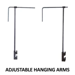 Easy-Up® Pro Basket & Shelf Hanging Rack -Schneiders Shop 43628 feature b overlay