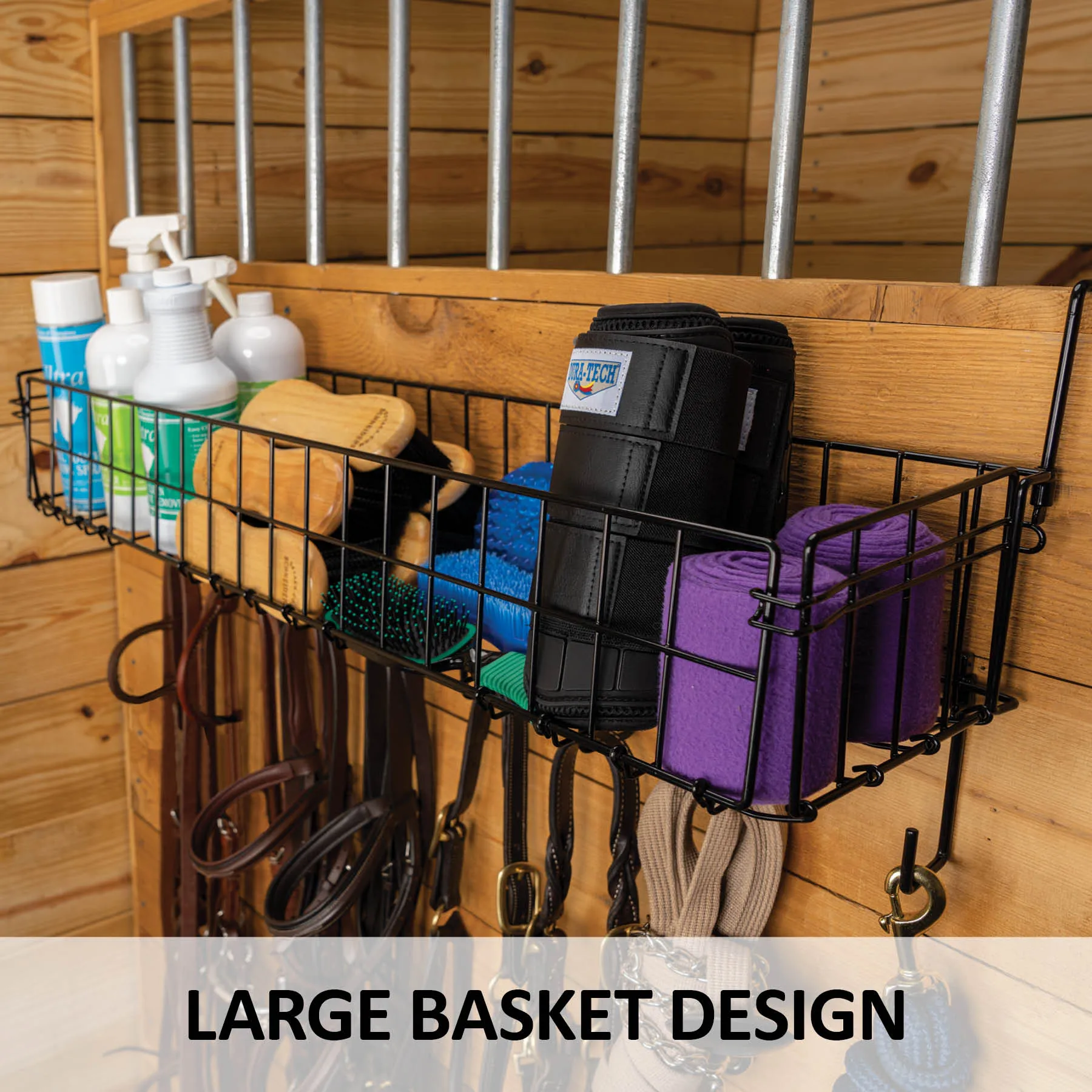 Easy-Up® Portable Collapsible Basket With Tack Hangers 5 Easy-Up® Portable Collapsible Basket With Tack Hangers - Image 5