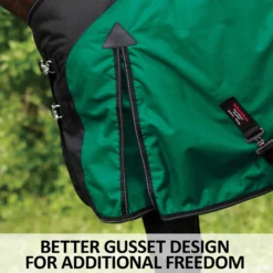 StormShield® Contour Collar SilverTek™ Surcingle 220g Medium Weight Turnout Blanket -Schneiders Shop 44658 feature h overlay