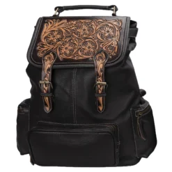 Schneiders® Tooled Leather Backpack -Schneiders Shop 45051 alt b