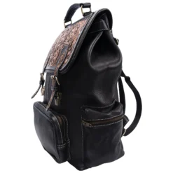 Schneiders® Tooled Leather Backpack -Schneiders Shop 45051 alt e