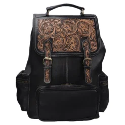 Schneiders® Tooled Leather Backpack -Schneiders Shop 45051 black