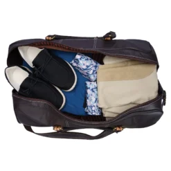 Schneiders® Large Tooled Leather Duffle Bag -Schneiders Shop 45308 alt e