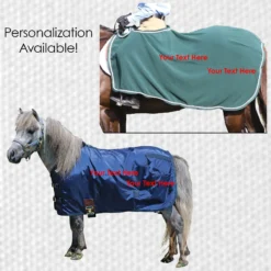 Dura-Tech Polar Fleece Quarter Horse Sheet With Tan Braid -Schneiders Shop 60051